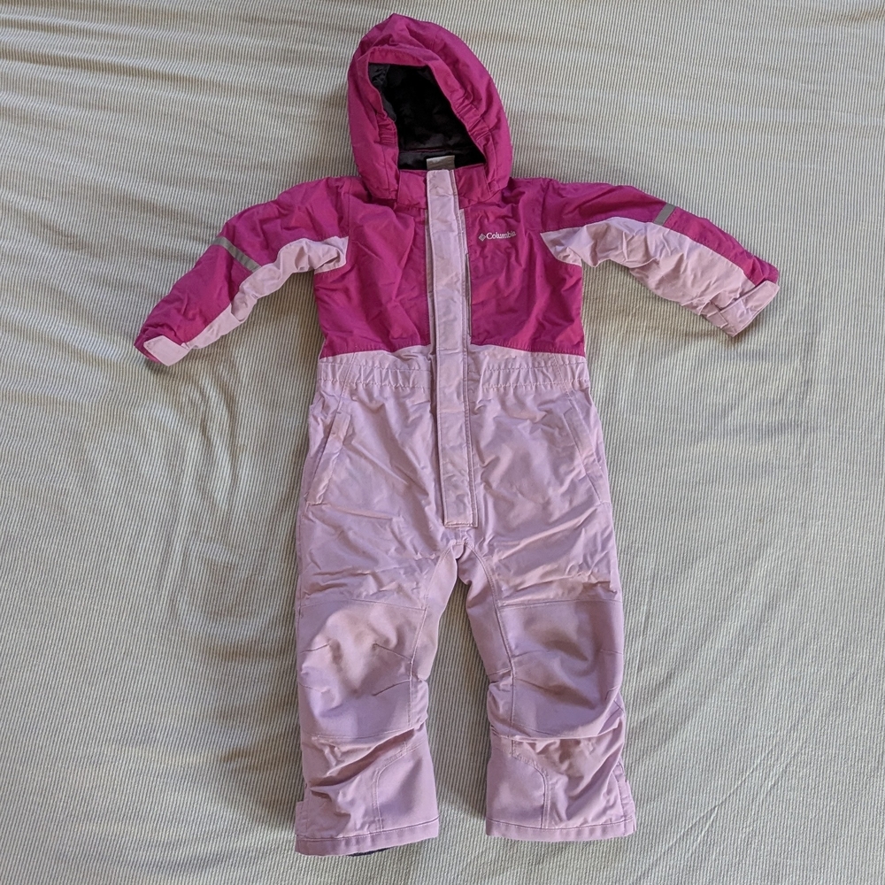 Columbia Pink and Light Pink Snowsuit